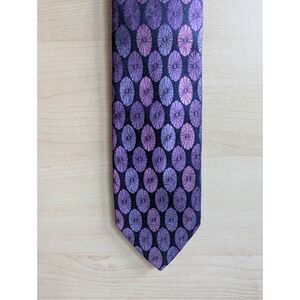 Ted Baker Silk Pink Purple‎ Satin Tie